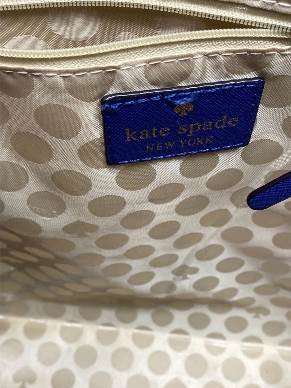 Kate Spade Tie-Dye Spiral Glitter Tote Bag in Multicolor - Picture 5 of 6
